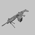 Weapons Light Machine Gun 3d model