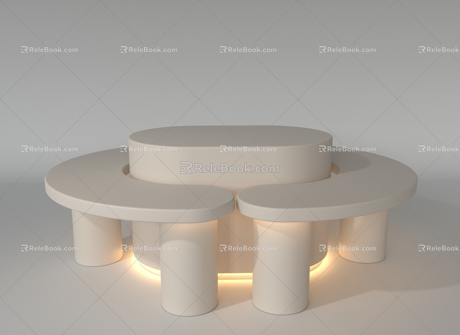 China Guide Products Display Stand Display Cabinet Shelf 3d model