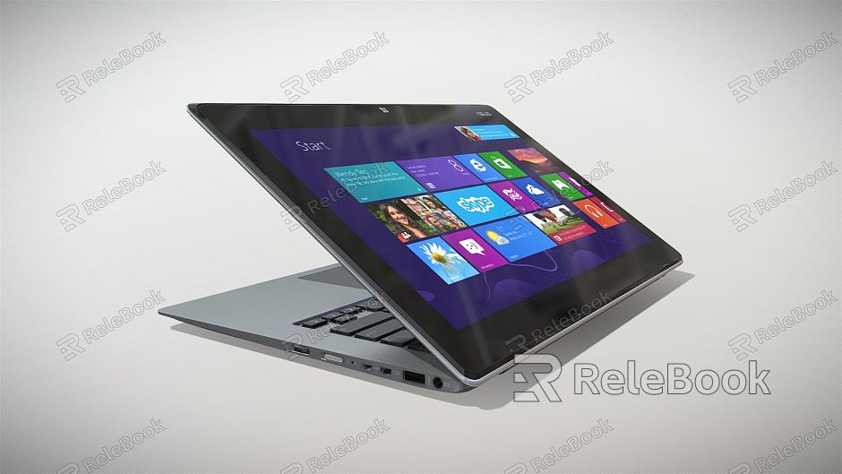 Modern Laptop Asus Hybrid Dual Screen Ultrabook model