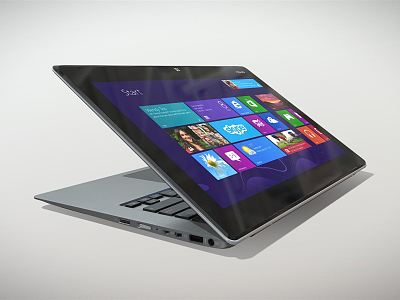 Modern Laptop Asus Hybrid Dual Screen Ultrabook model