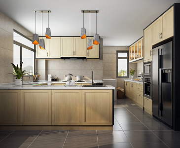 Modern Kitchen 3d model