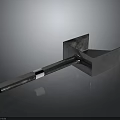 Metal Hand Tool With Long Shaft And Square Head Design For Industrial Applications