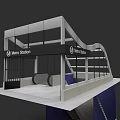 Modern Metro Station Exterior With Glass Structure And Main Entrance