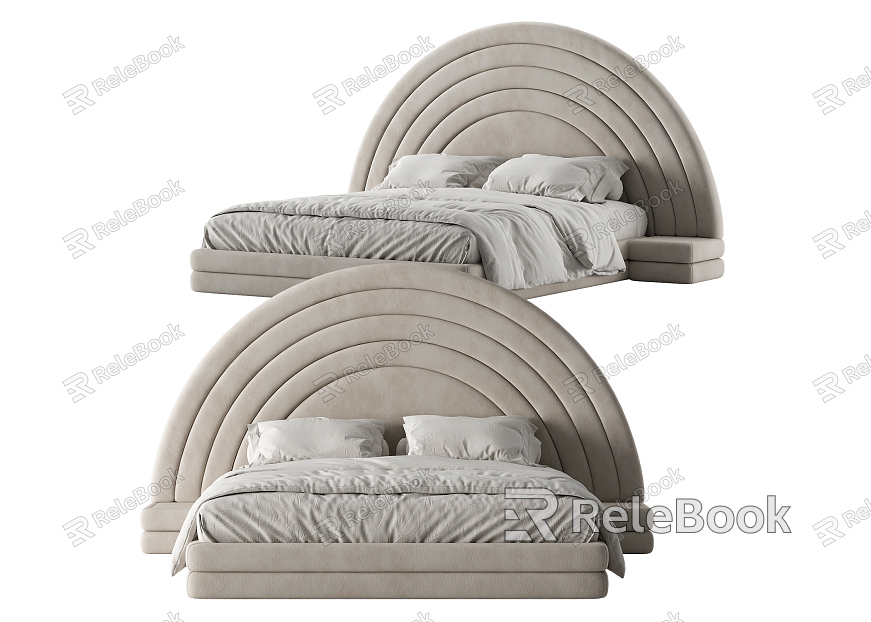 Modern Double Bed model