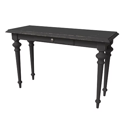 French American Style End View Table Entrance Cabinet Side Cabinet 3d model