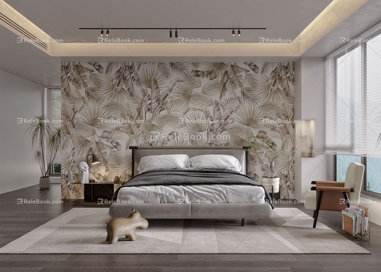 Modern Bedroom 3d model