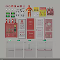Essential Fire Safety Equipment Collection Featuring Extinguishers Hydrants Cabinets And Red White Signage