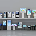 Modern all-in-one utility equipment 3d model