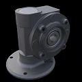 Industrial Mechanical Gearbox With Robust Metal Construction And Flange Base Design