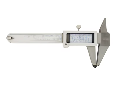 Precision Mechanical Vernier Caliper Hardware Tool For Accurate Measurement With Scale 3d model