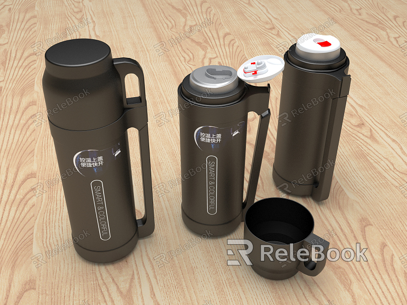 Modern thermos cup model