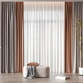 Modern Curtains 3d model