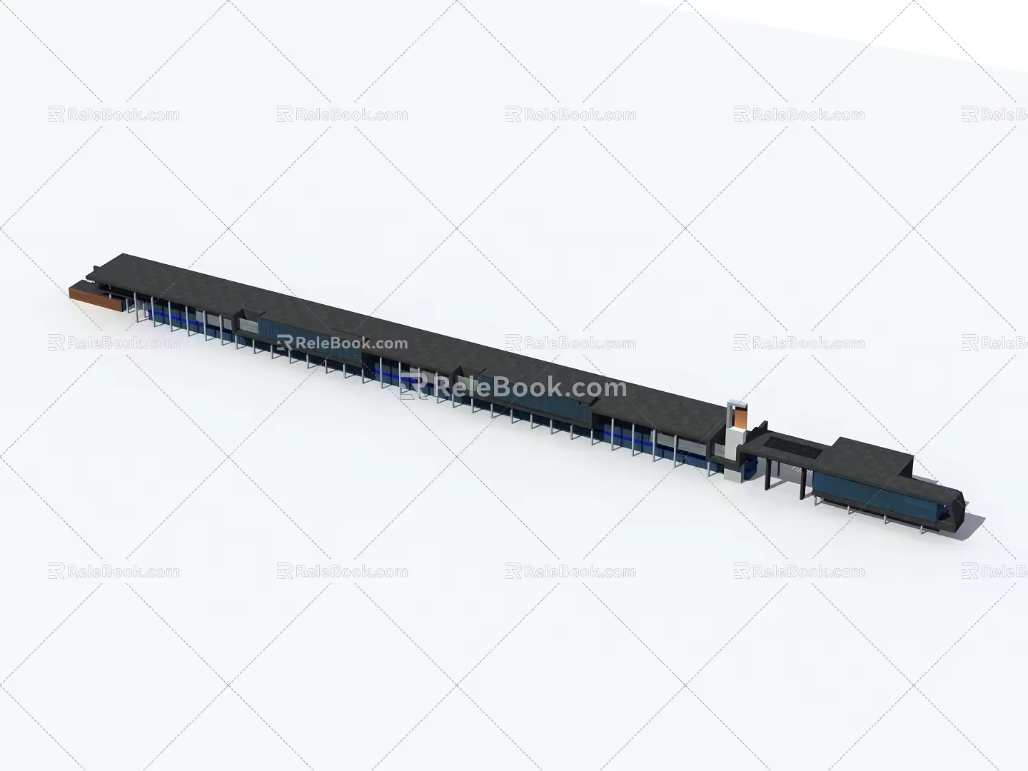 Ai 2-Commercial podium 0010 model 3d model