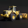 Yellow Volvo Wheel Loader Industrial Equipment With Heavy Duty Tires And Front Bucket