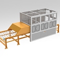 Automatic inspection module inspection line equipment module 1125 3d model