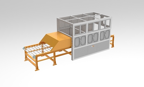 Automatic inspection module inspection line equipment module 1125 3d model