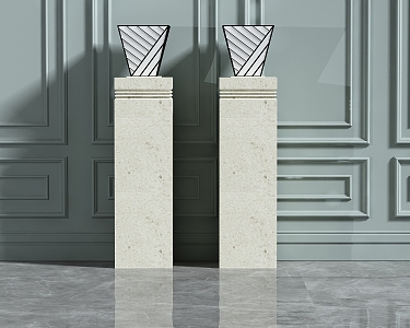 Modern Column 3d model