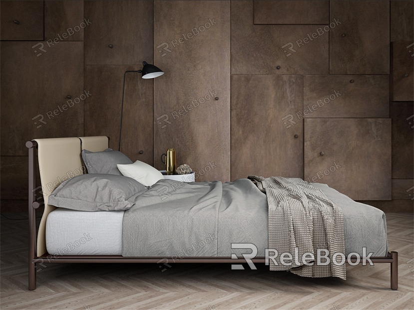 Style Double Bed model