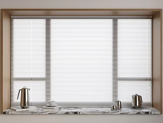 Modern Venetian Curtain Bay Window Curtain Shangri-La Curtain Honeycomb Curtain Cushion Decoration 3d model