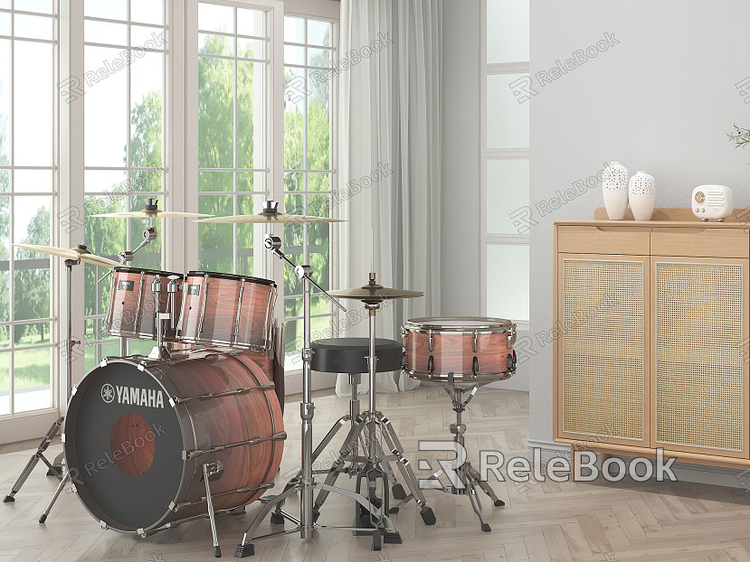 Modern Drum Instruments model