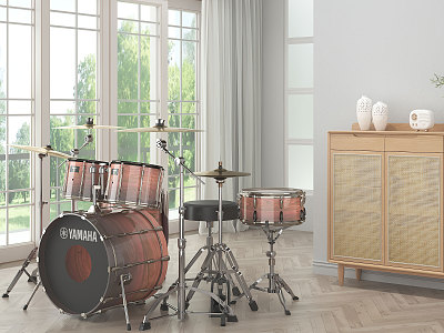 Modern Drum Instruments model