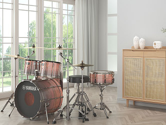 Modern Drum Instruments 3d model