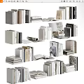 Modern Book Portfolio 3d model