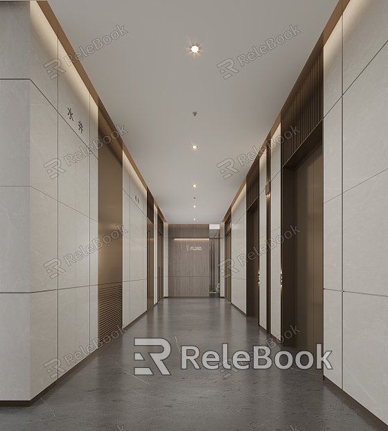 Elevator hall model