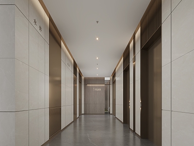 Elevator hall model