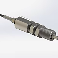 Precision Engineered Metal Mechanical Component With Silver Finish And Threaded Design