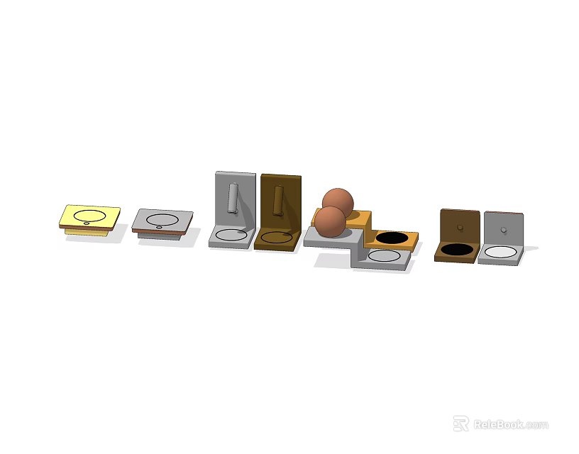 Modern Wall Lamps With Sleek Metal And Wood Designs For Interior Decor 3d model 