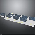 Solar Panels Installation Model with Different Angles Showing 20 30 40 Degrees Setup Design 3d model