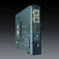 Professional Audio Player With Black Design Multiple Buttons And Digital