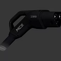 Black Electric Car Charging Gun Supporting CCS And CHAdeMO Charging Standards