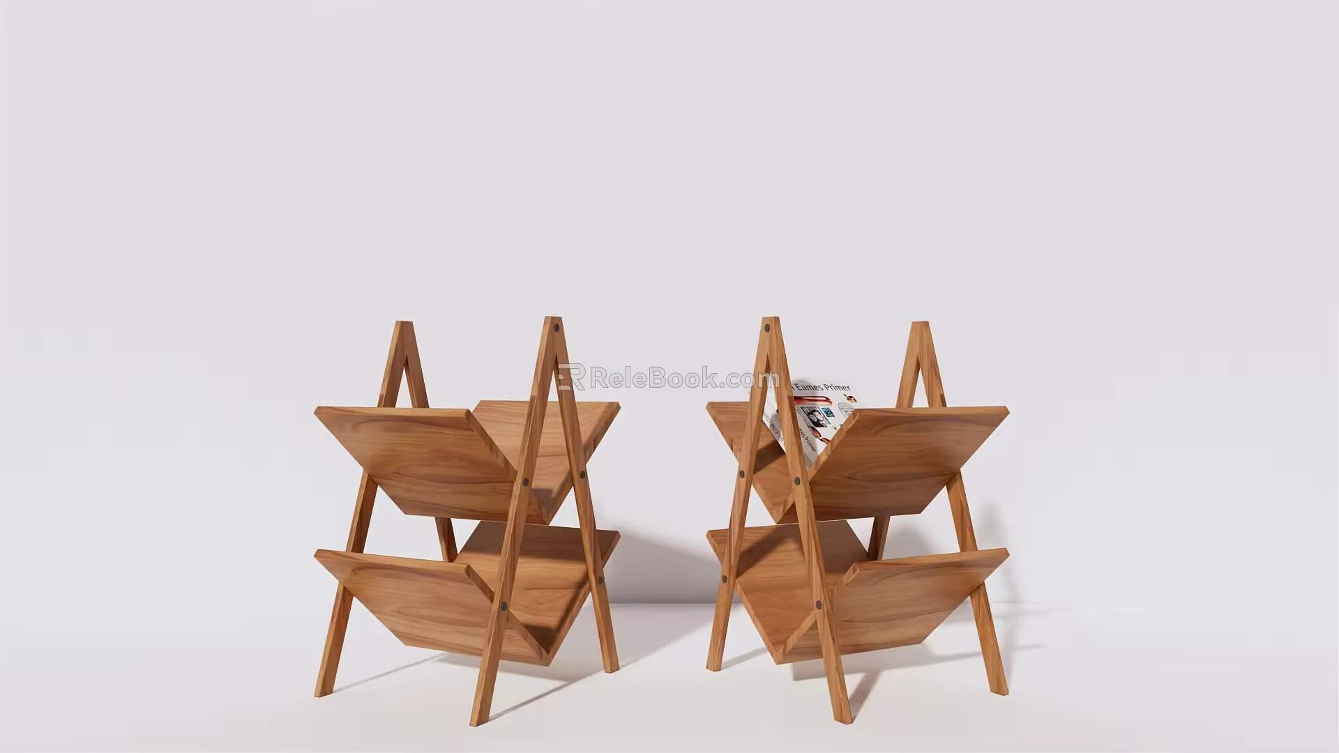 Modern Storage Rack Simple Storage Rack 3d model