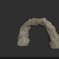 Wood Stone Arch Decorative Piece With Natural Texture For Home Decor
