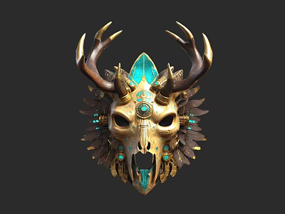 Mask Decorations 3d model Mask Decorations 3d model