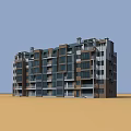 Modern Apartment Building Exterior Design With Multiple Floors Balconies And Glass Windows