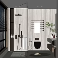 Modern toilet 3d model
