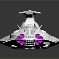 Modern fighter sci-fi fighter next-generation fighter sci-fi fighter 3d model