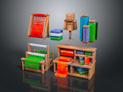 Loom Manual Loom Simple Loom 3d model