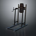 Sturdy Metal Frame Fitness Equipment Pull Up Station With Seated Support