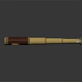 Professional Commercial Equipment Telescope With Golden Red Design Metal Body And Small Cap