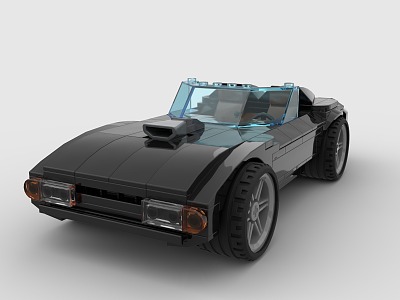 LEGO Toy sports car Supercar Racing Convertible 3d model