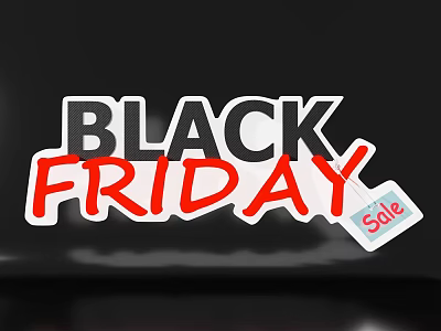 Black Friday Sale Top Deals And Best Discounts For Holiday Shopping 3d model