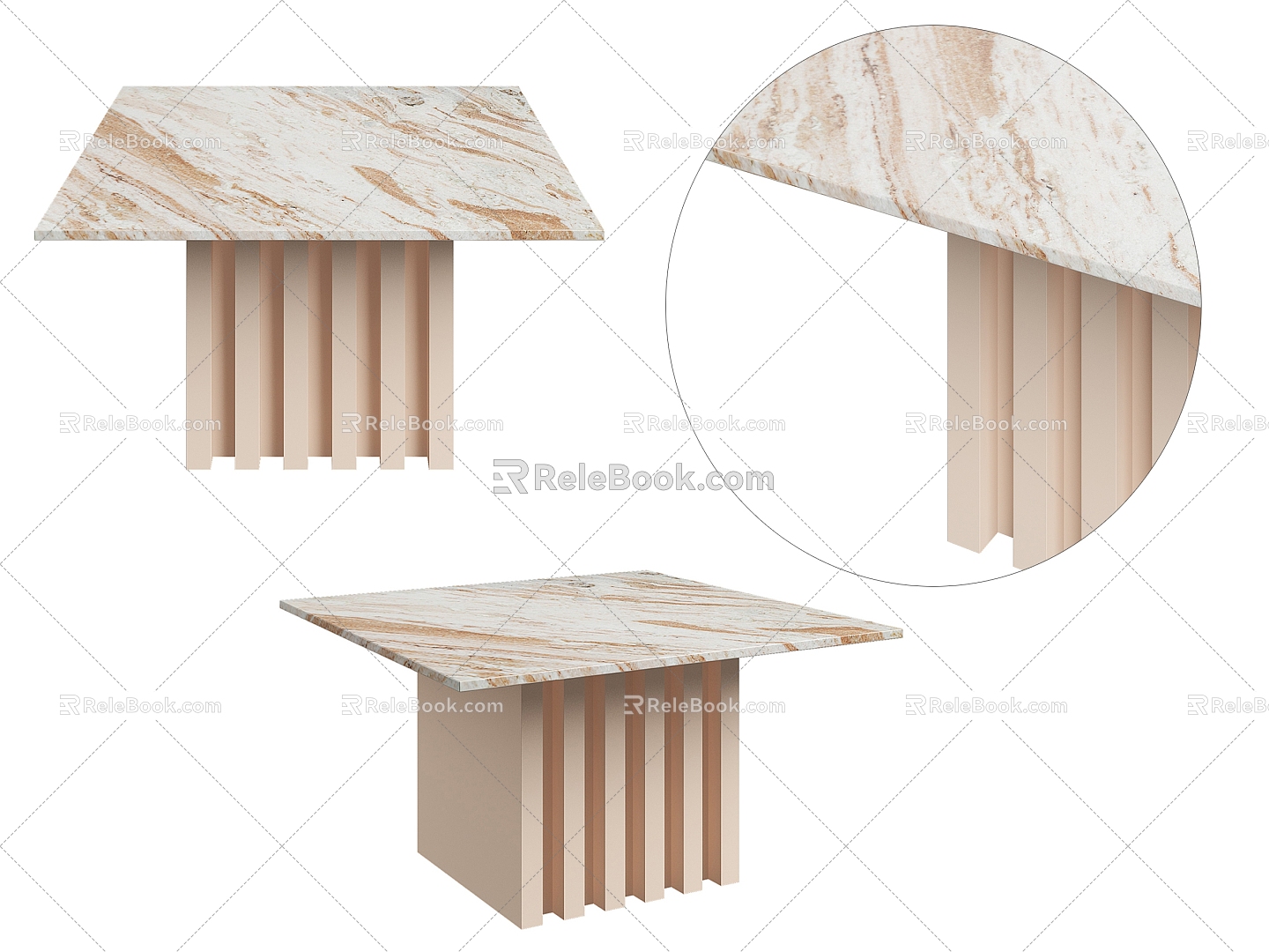 Simple Marble Dining Table Marble Dining Table Simple Dining Table Black Dining Table Dining Table Table 3d model