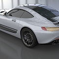 Mercedes-Benz sports car AMG GT Coupe luxury car super running low face number low model simple model game sub-era film and television level super realistic 3d model