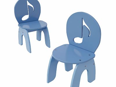 Modern children's chair model