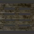 Rustic Wooden Pallet With Sturdy Slats And Reclaimed Wood Structure For Storage And Transport