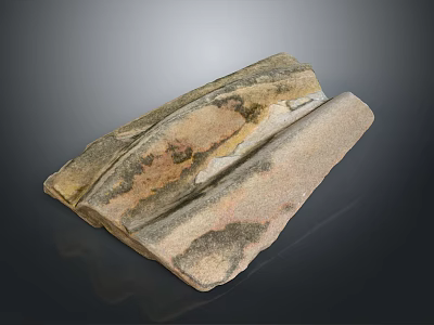 Vintage Stone Wood Roof Tiles With Natural Texture And Earthy Tones For Home Exteriors 3d model